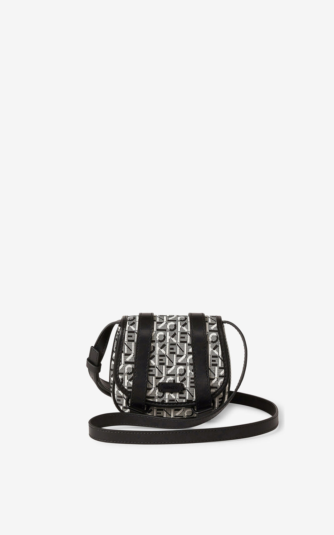 Kenzo Courier mini jacquard Messenger Taske Dame - Grå DK-013113